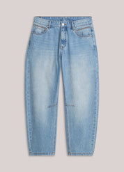 Summum Woman Blue Daze Cocoon-Fit Jeans — Rinse Wash