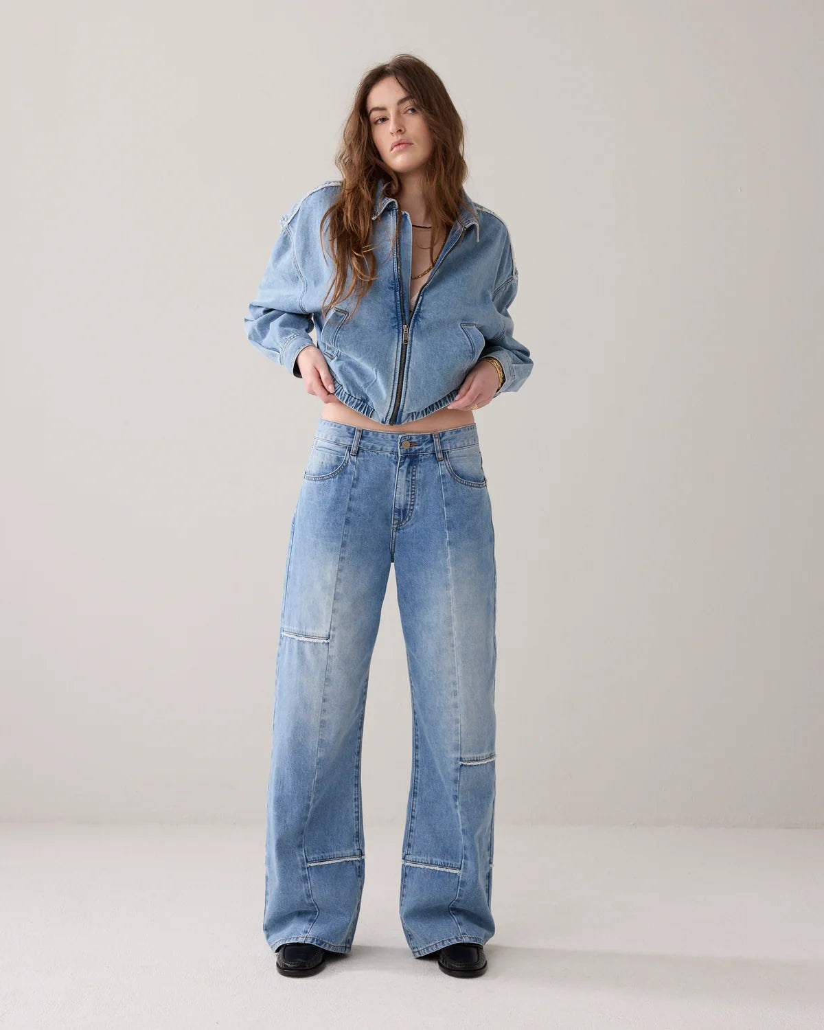 Summum Woman Blue Daze Deconstructed Denim