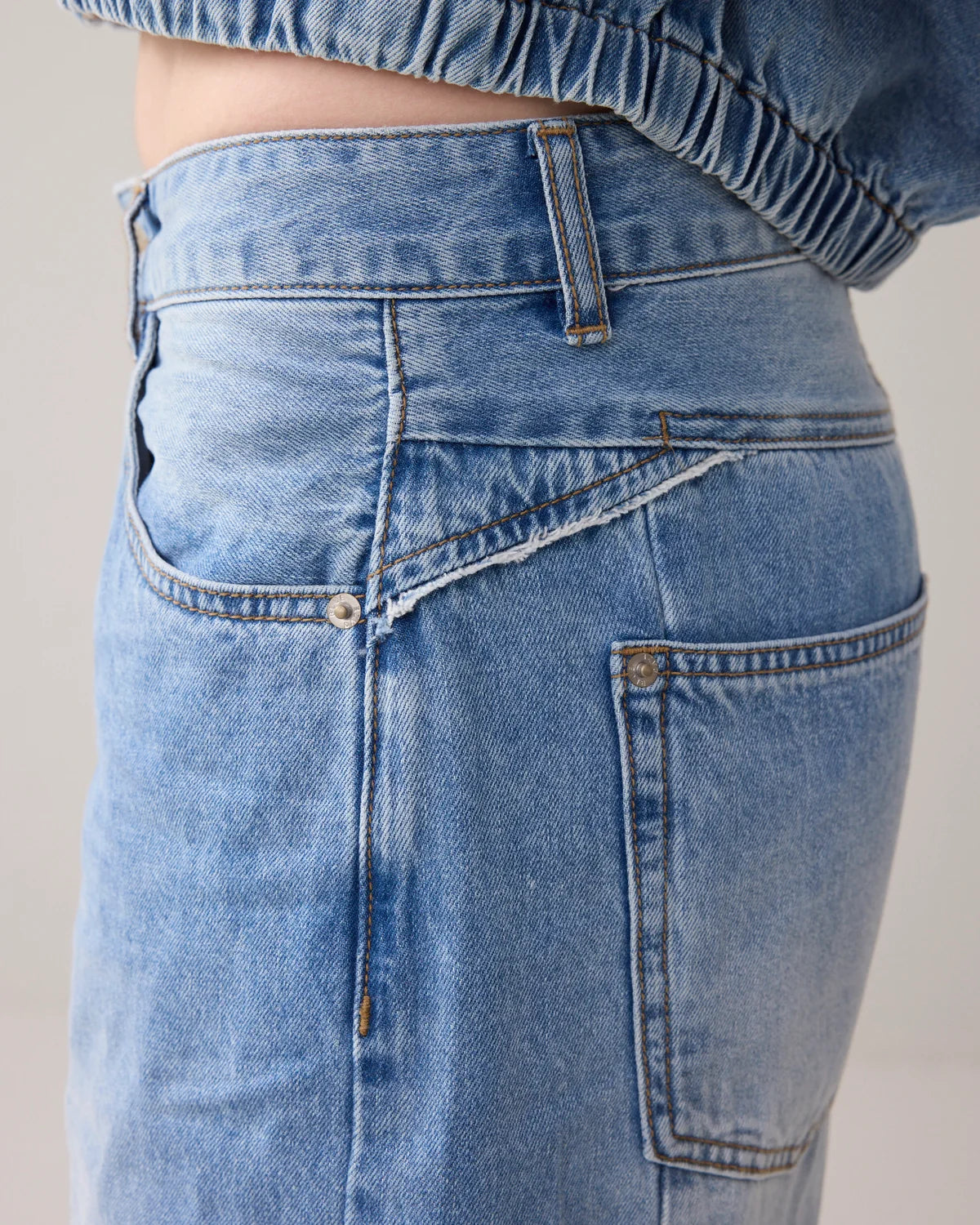 Summum Woman Blue Daze Deconstructed Denim