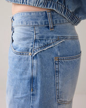 Summum Woman Blue Daze Deconstructed Denim