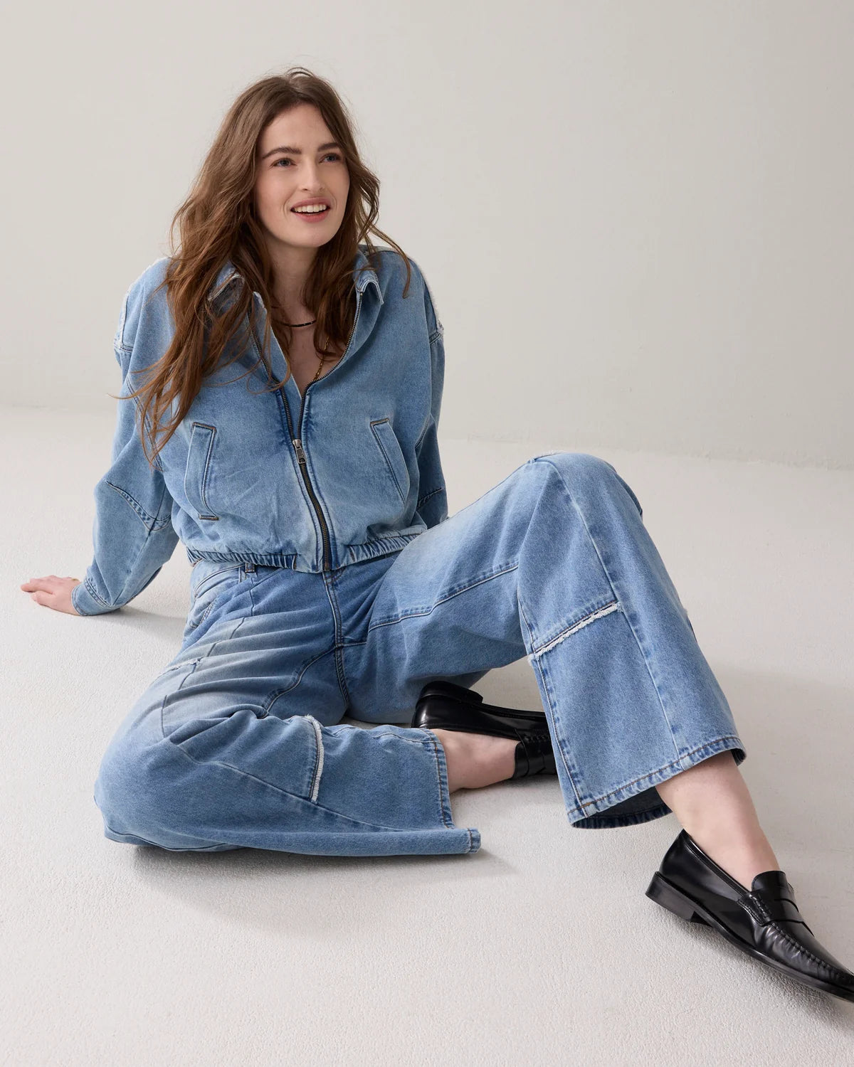 Summum Woman Blue Daze Deconstructed Denim
