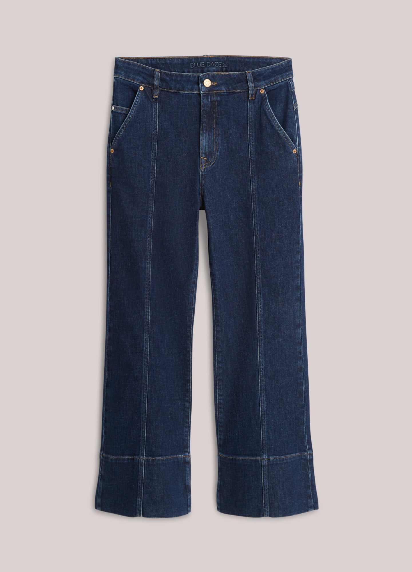 Summum Woman Flared Jeans in Rinse Denim