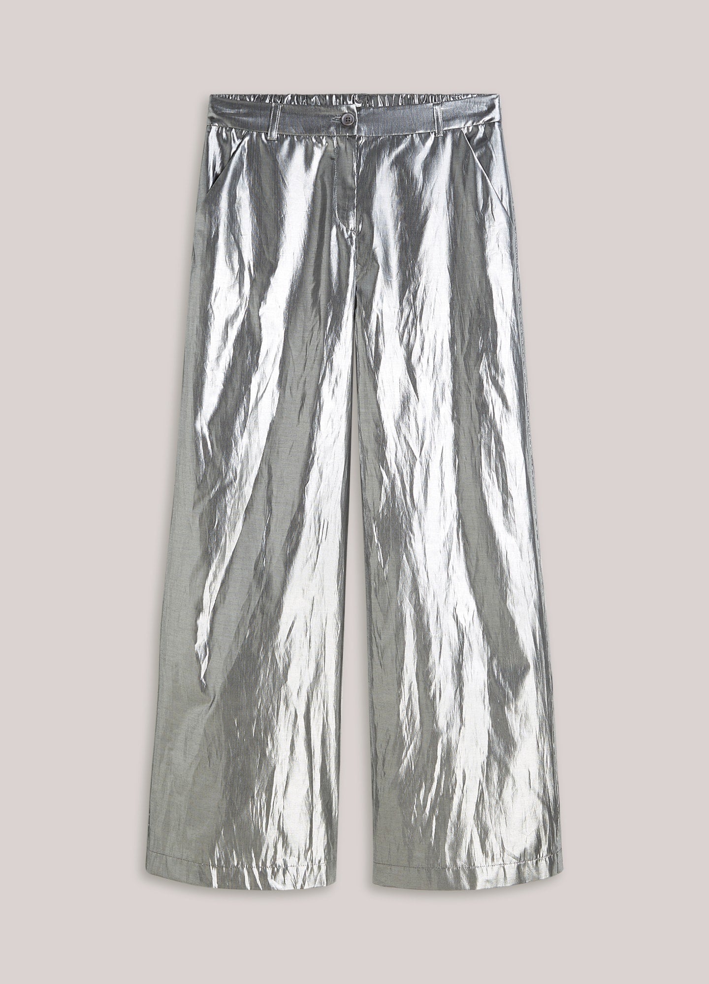Summum Woman Silver Wide Leg Pants