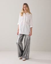 Summum Woman Silver Wide Leg Pants