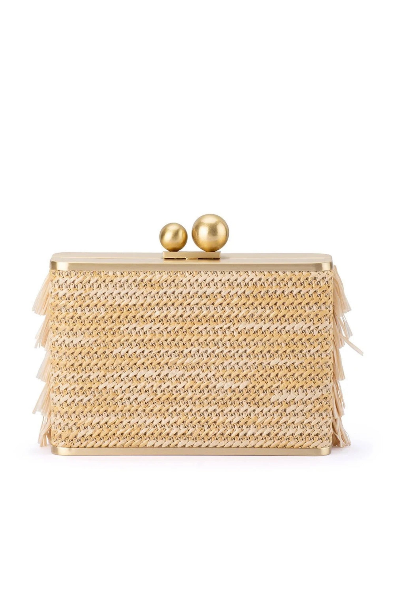Carlita Fringed Clutch Shoulder Bag