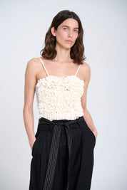 Sita Murt Ruffled Knit Top