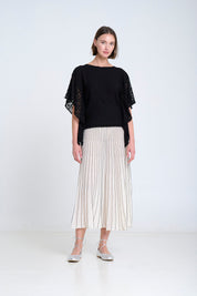 Sita Murt Knit Cape with Openwork Sides