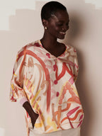 Herzens Silk Oversized Blouse