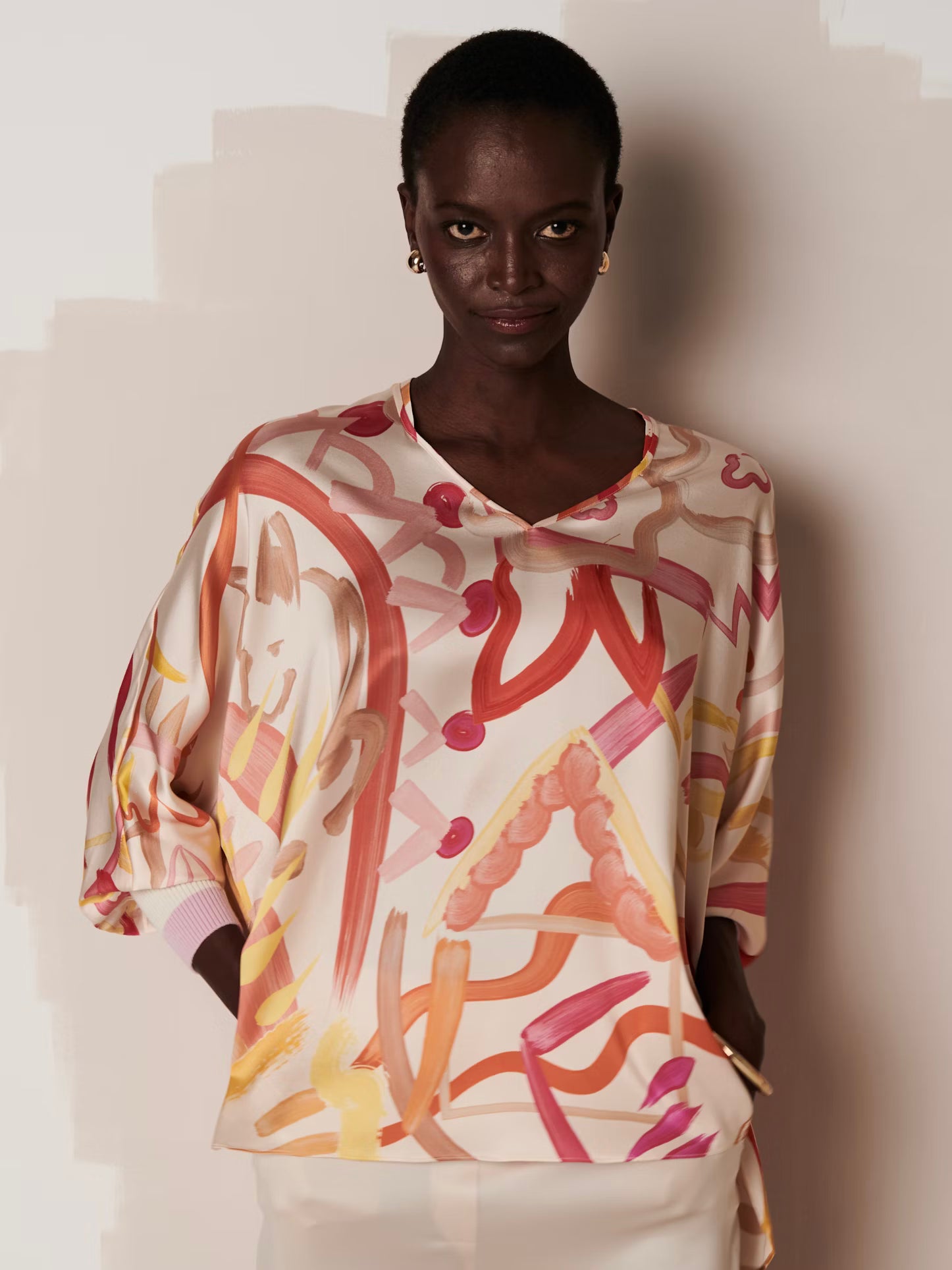 Herzen's Angelegenheit Silk Oversized Blouse