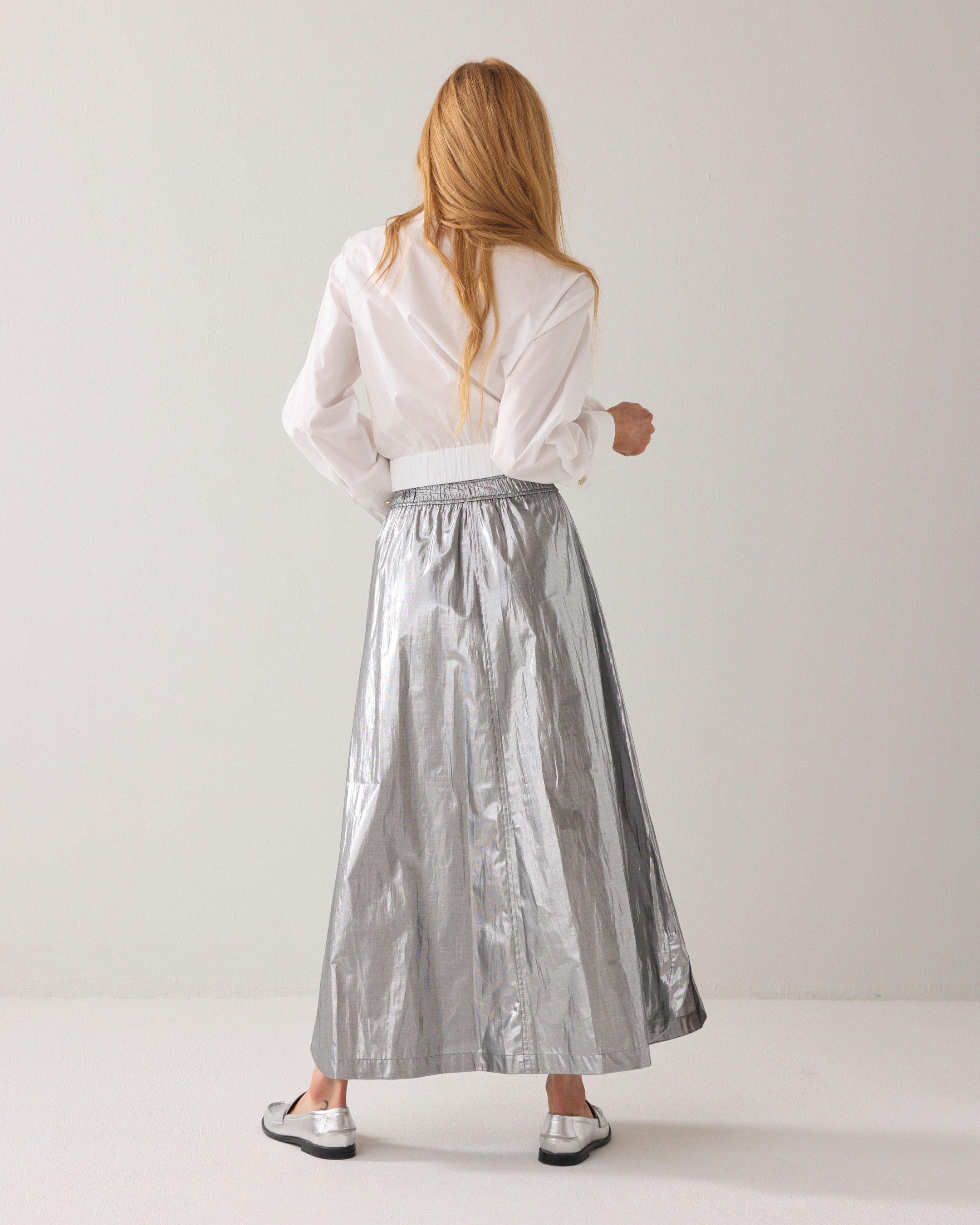Summum Woman Silver Skirt