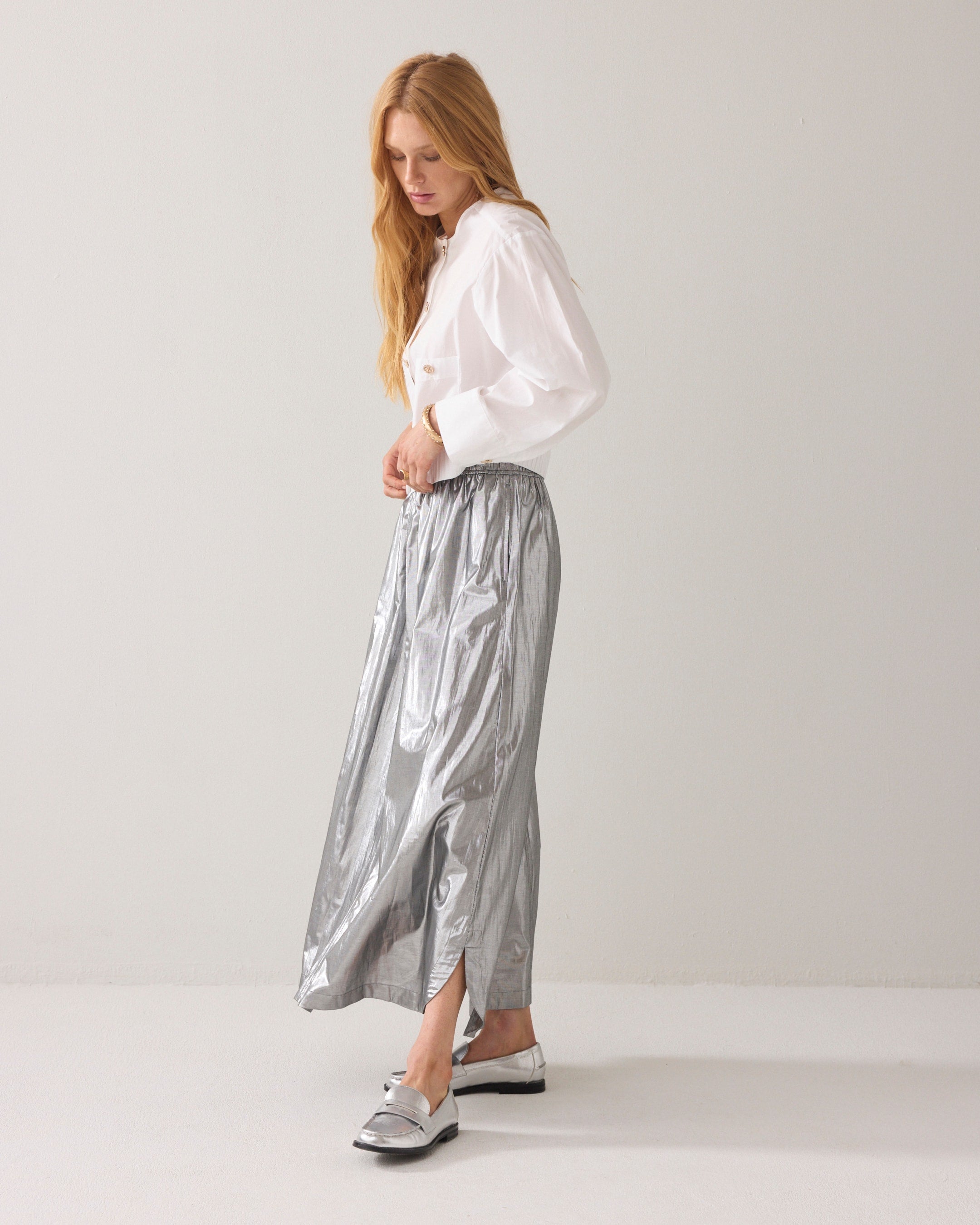 Summum Woman Silver Skirt