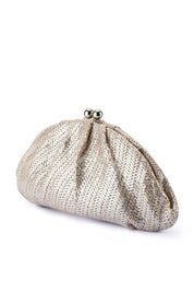 Olga Berg Rita Woven Clutch Bag