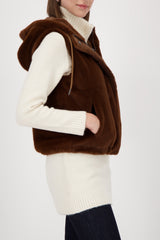 Monari Faux Fur Waistcoat