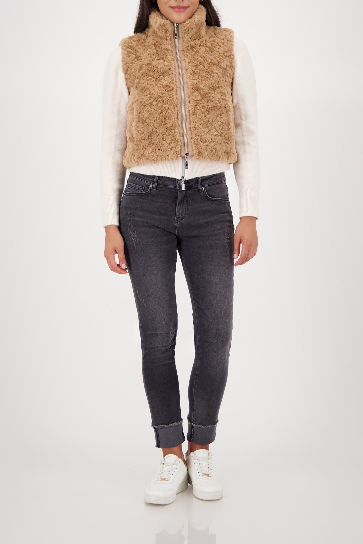 Monari Ciao Bella Faux Fur Waistcoat