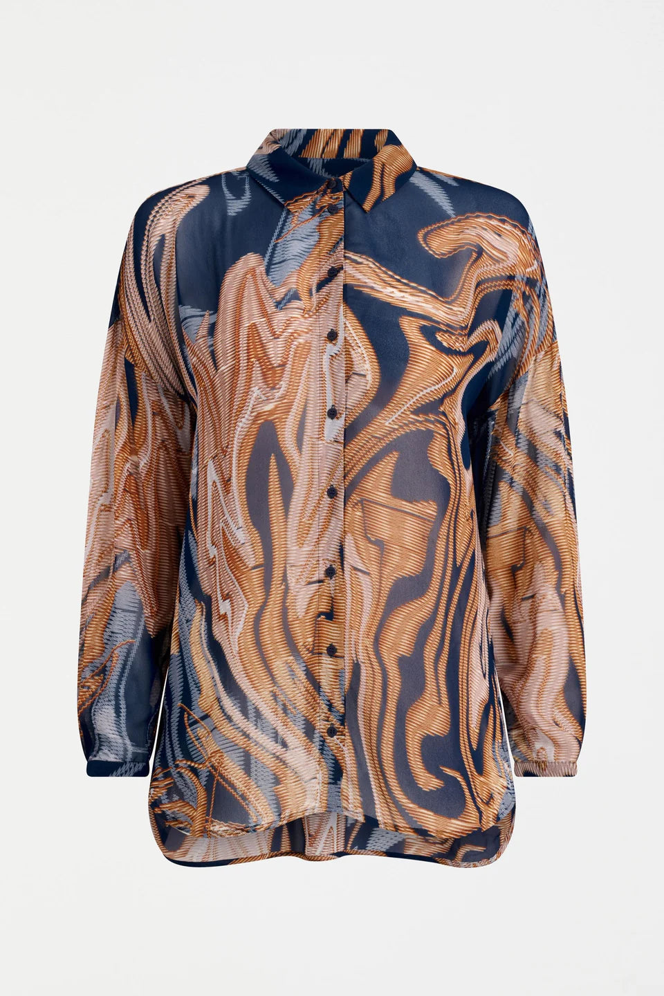 Elk Eir Sheer Shirt Brandr Print