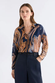 Elk Eir Sheer Shirt Brandr Print