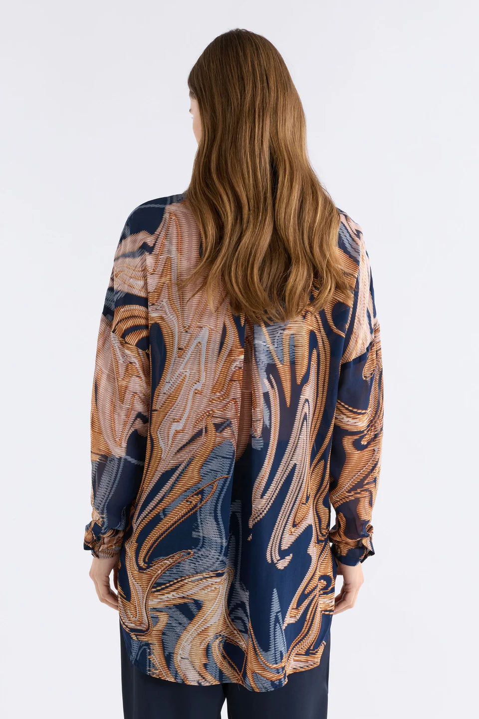 Elk Eir Sheer Shirt Brandr Print