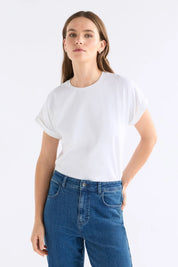 Elk Cille Organic Cotton T-Shirt White