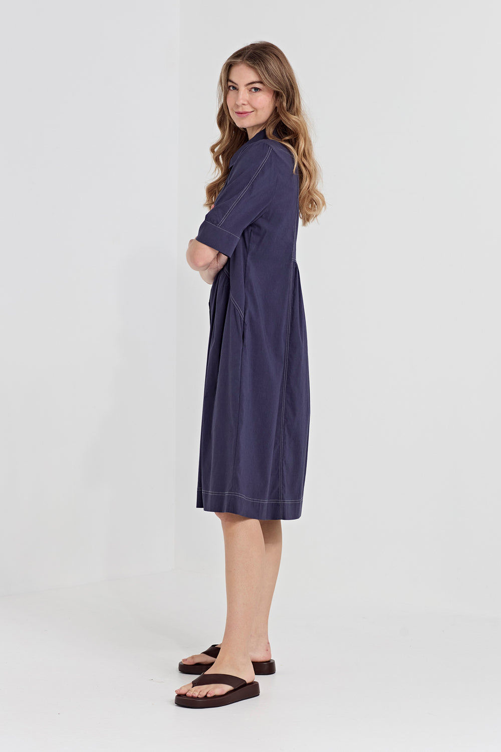 Verge Rosie Dressn - Denim Marle