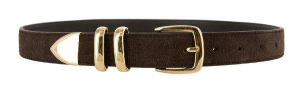 Senso Bessy III Cocoa Calf Leather Belt
