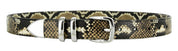 Senso Bessy II Python Snake Print Leather Belt