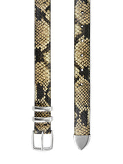 Senso Bessy II Python Snake Print Leather Belt
