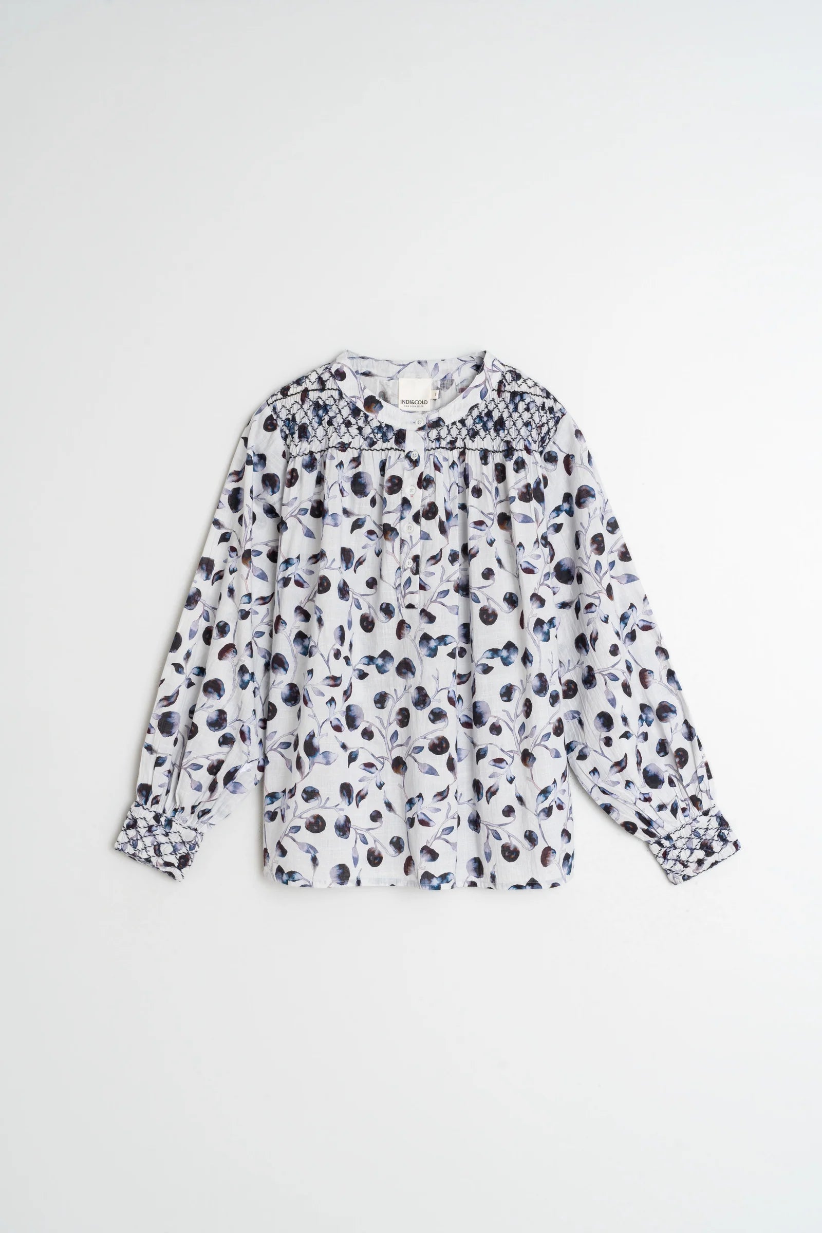 Indi & Cold Smock Shoulder Detail Blouse