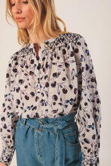 Indi & Cold Smock Shoulder Detail Blouse