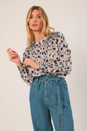 Indi & Cold Smock Shoulder Detail Blouse