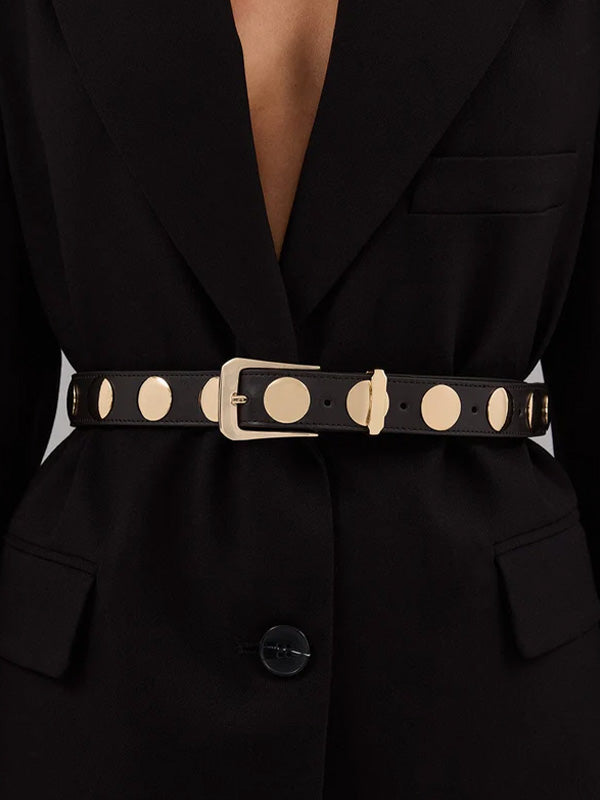 Senso Bobbi I Cocoa Calf Leather Belt