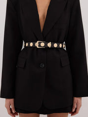 Senso Bobbi I Cocoa Calf Leather Belt