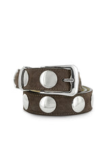Senso Bobbi II Mushroom Suede Calf Leather Belt