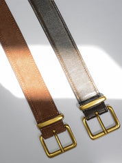 Senso Brianna I Chestnut Calf Suede Leather Belt