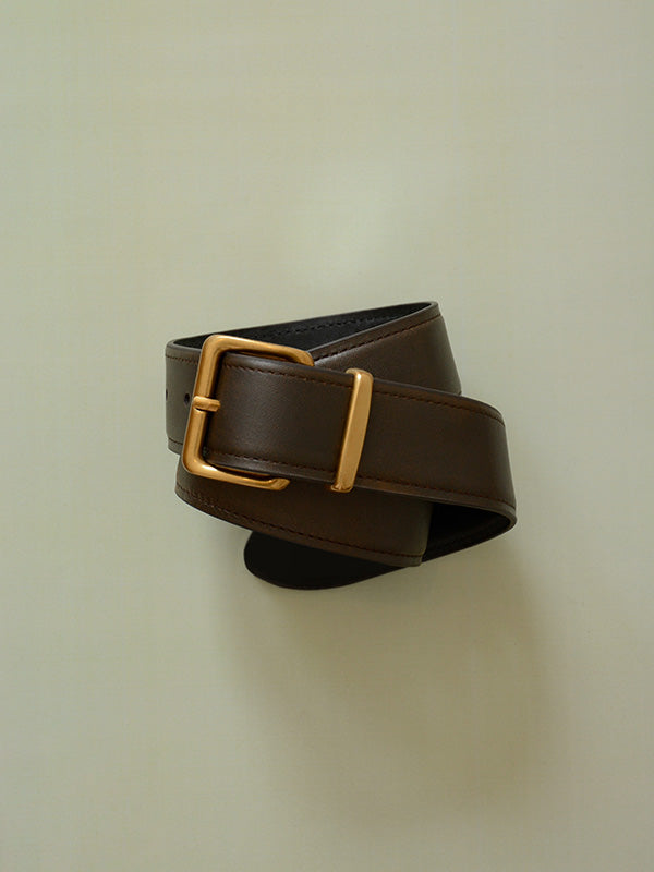 Senso Brianna II Espresso Calf Leather Belt
