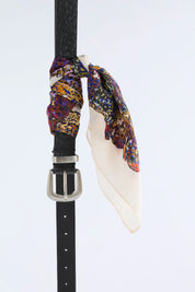 Elk Lantis Print Silk Scarf