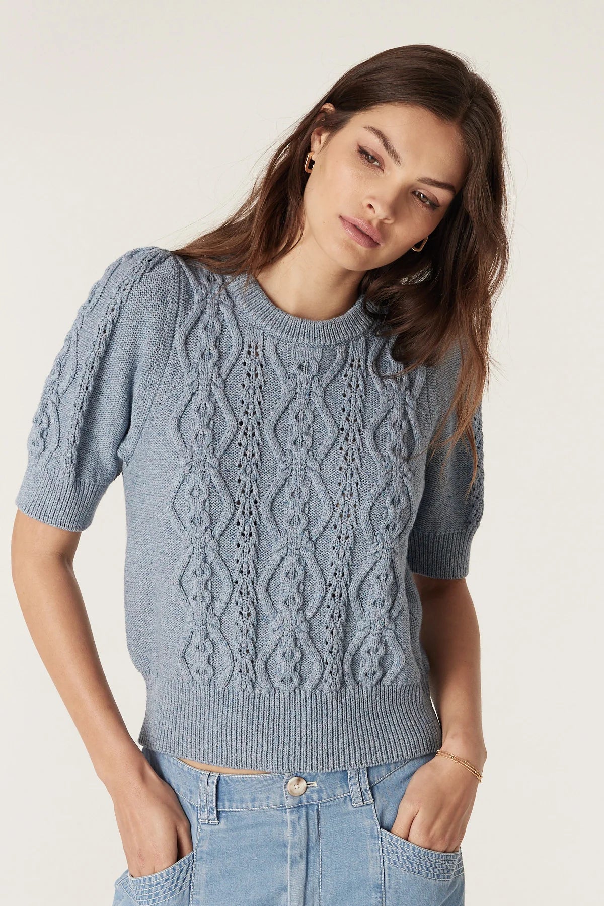 Cable Melbourne Tavi Knit Top