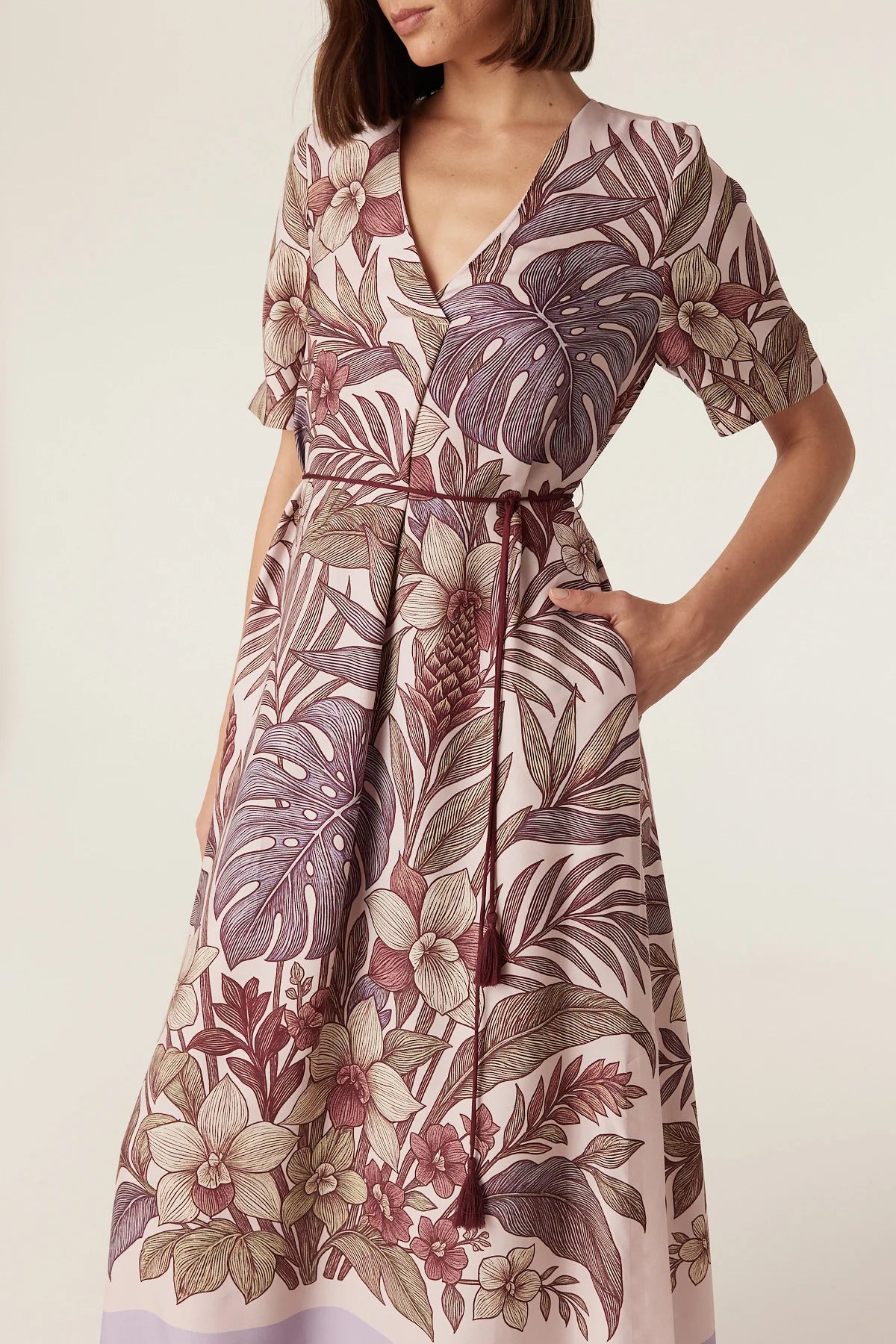 Cable Melbourne Erika Kaftan Maxi Dress - Paradise Print