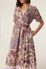 Cable Melbourne Erika Kaftan Maxi Dress - Paradise Print