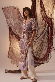 Cable Melbourne Erika Kaftan Maxi Dress - Paradise Print