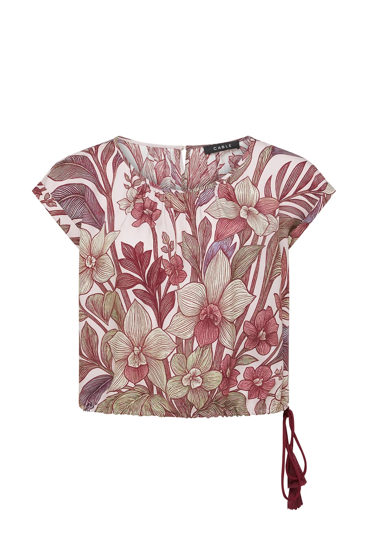 Cable Melbourne Erika Top - Paradise Print