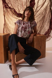 Cable Melbourne Erika Top - Paradise Print