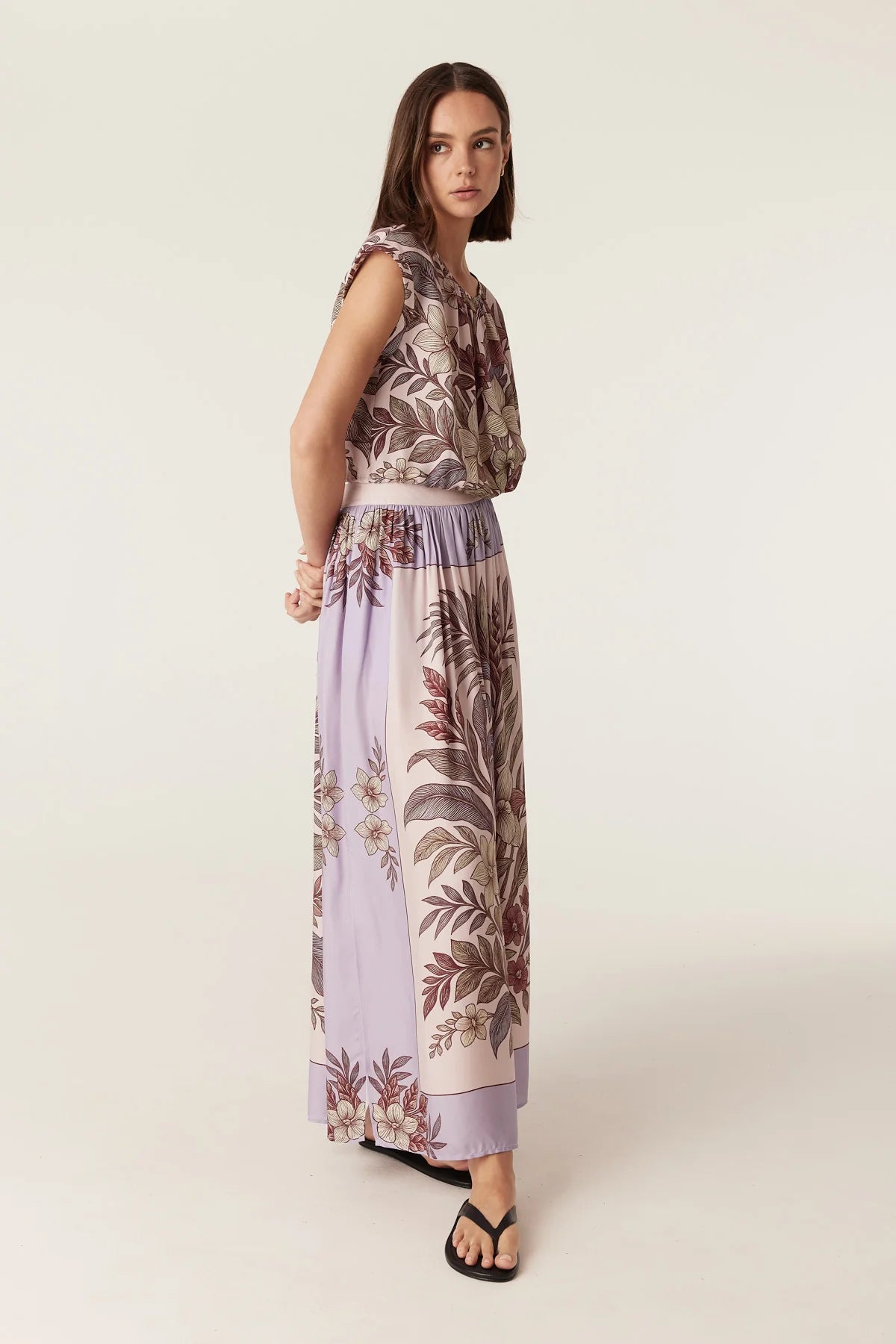 Cable Melbourne Erika Top - Paradise Print