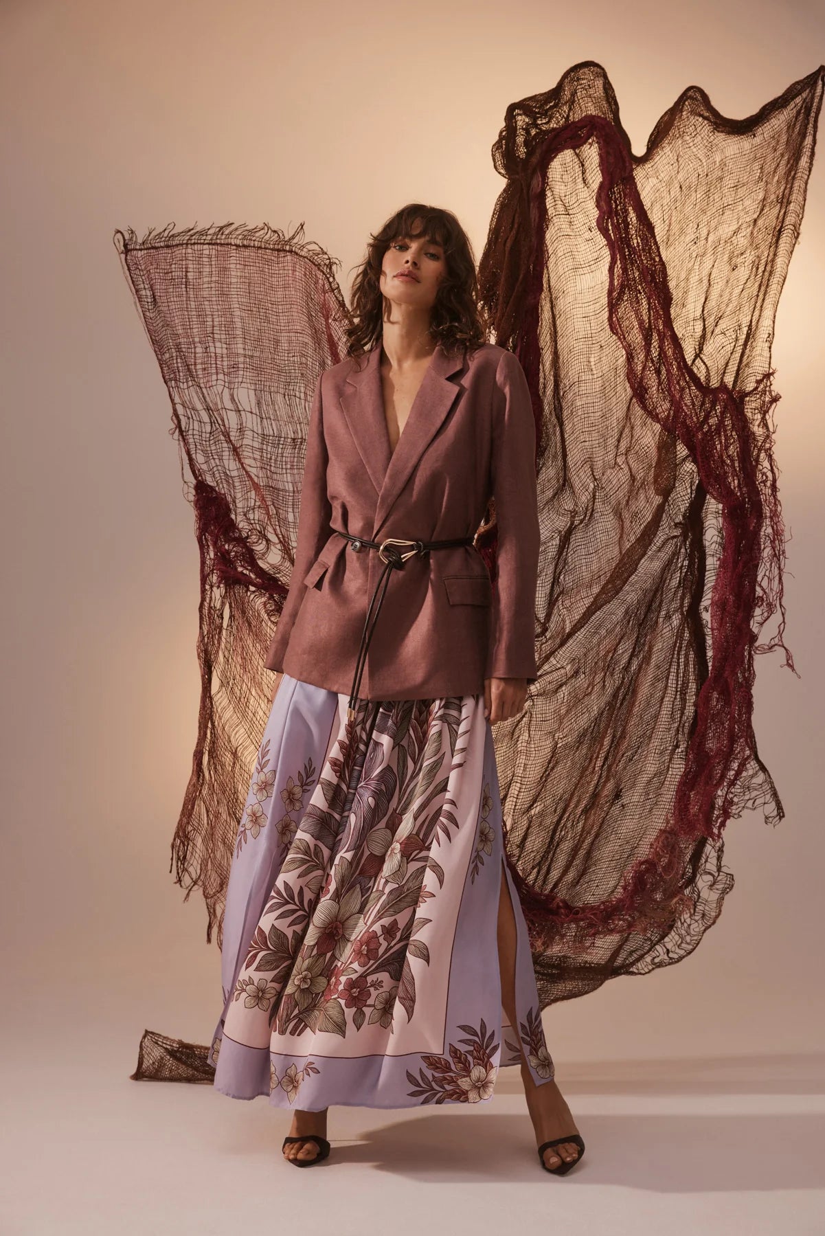 Cable Melbourne Erika Maxi Skirt - Paradise Print