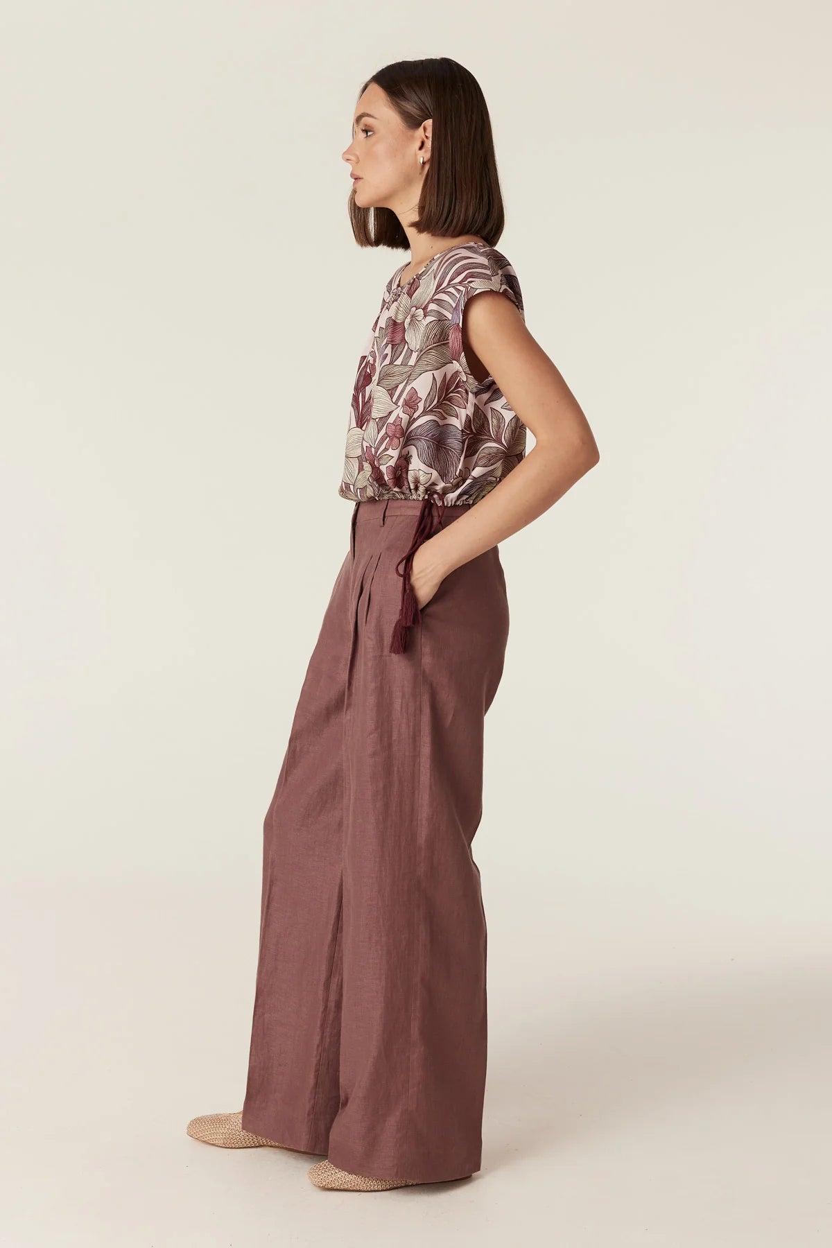 Cable Melbourne Erika Top - Paradise Print