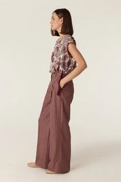 Cable Melbourne Erika Top - Paradise Print