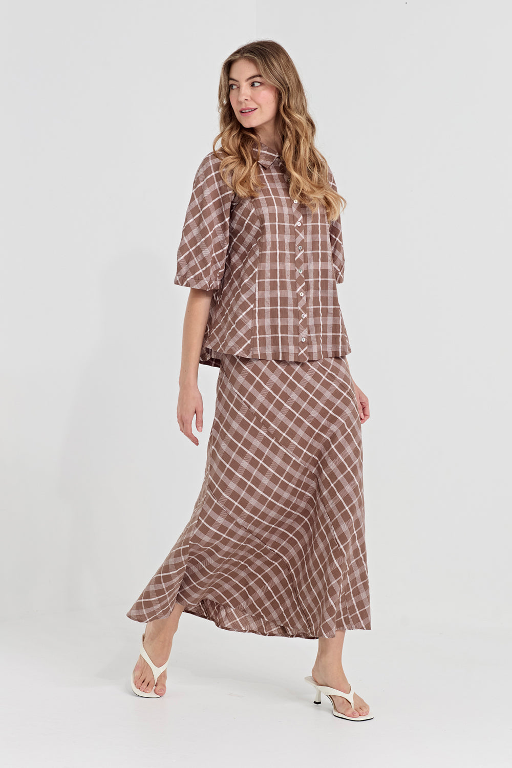 Checkmate_Shirt_1441BR_Cocoa_Checkmate_Skirt_1232BR_Cocoa_1.jpg