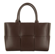 Senso Denver Chocolate Calf Leather Tote Handbag