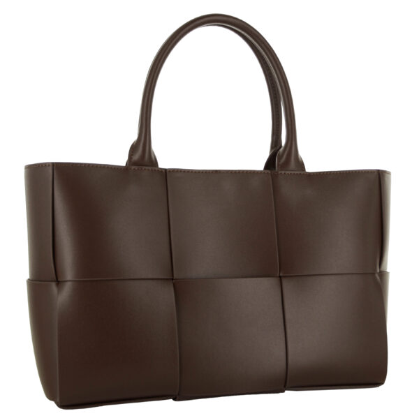 Senso Denver Chocolate Calf Leather Tote Handbag