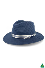 Canopy Bay by Deborah Hutton Lincoln Flexibraid® Fedora - Navy