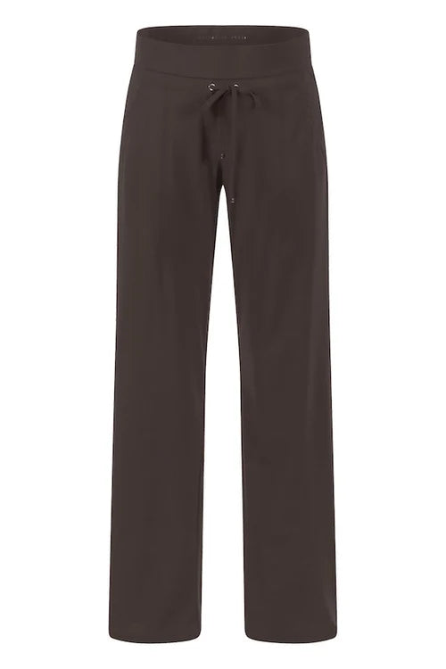 Raffaello Rossi Candice Straight Jogger - Dark Brown
